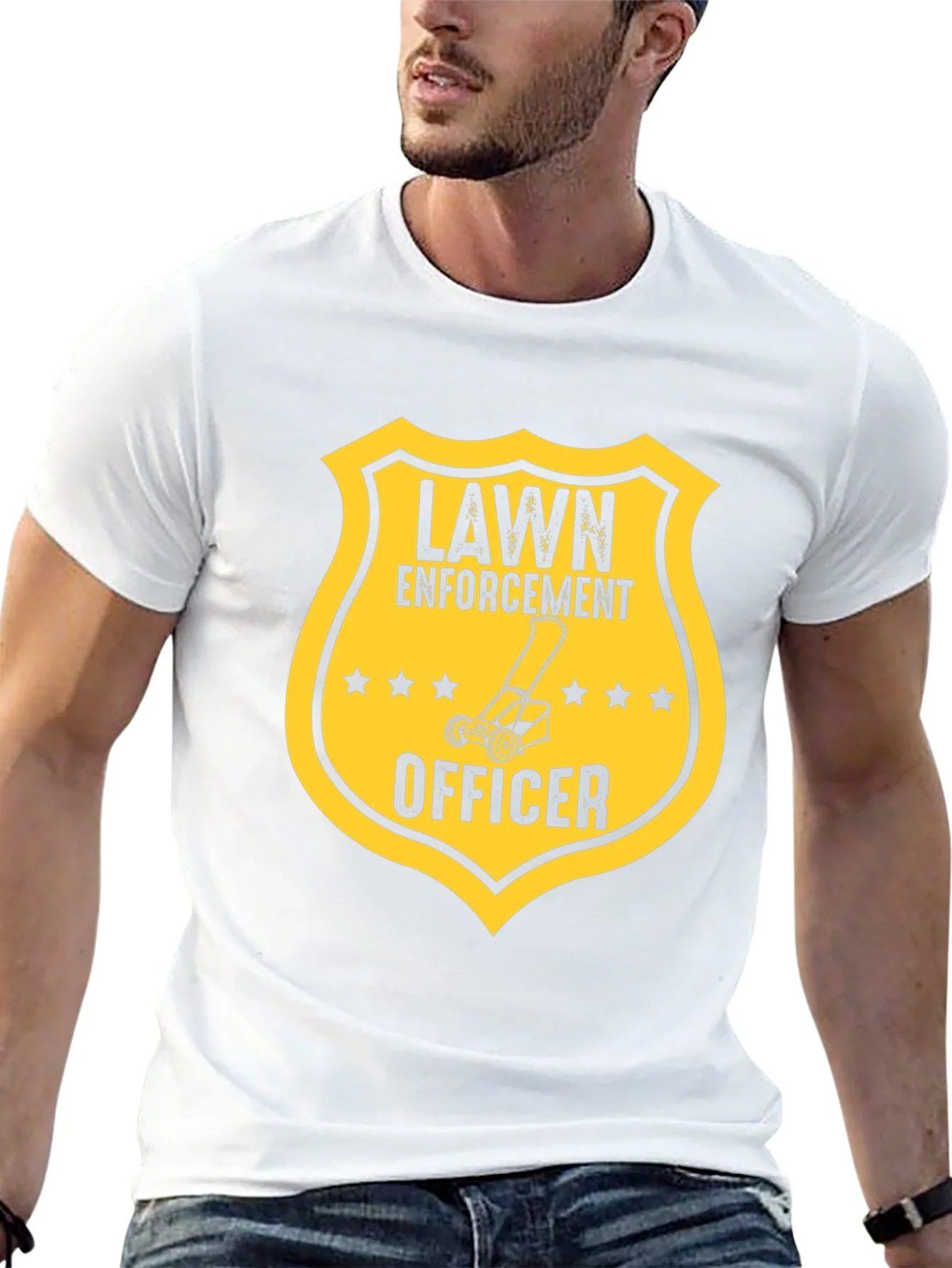 Lawn Enforcement Officer Graphic Tee