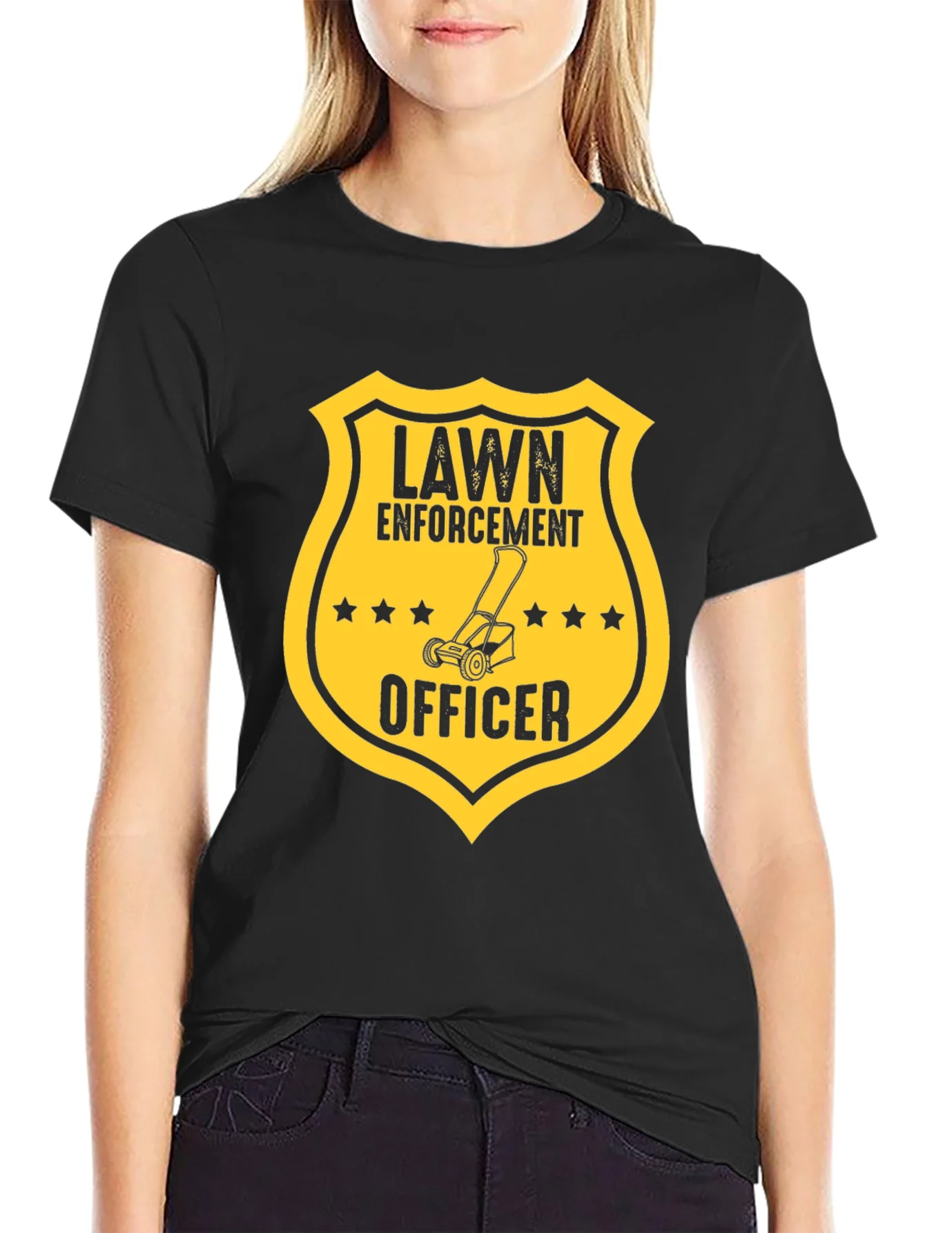 Lawn Enforcement Officer Graphic Tee