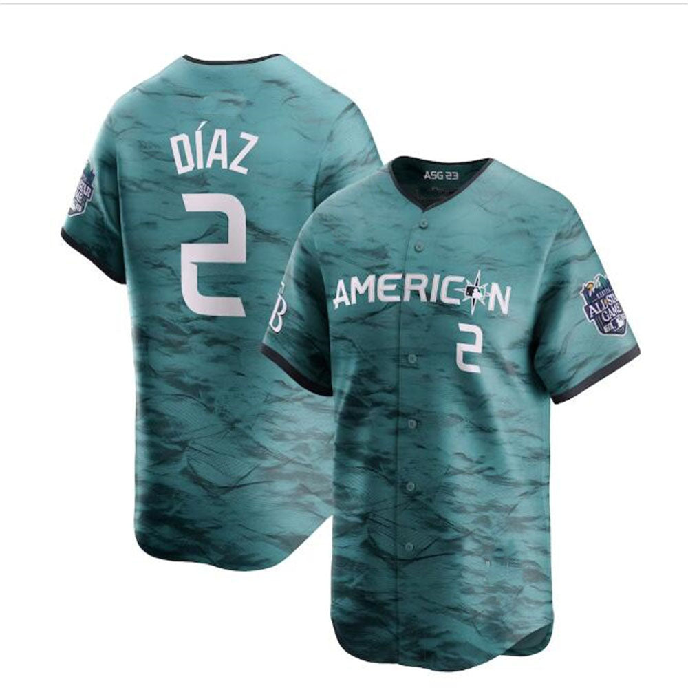 #2 Yandy Daz American League 2023 All-Star Game Limited Player Jersey - Teal Baseball Jerseys