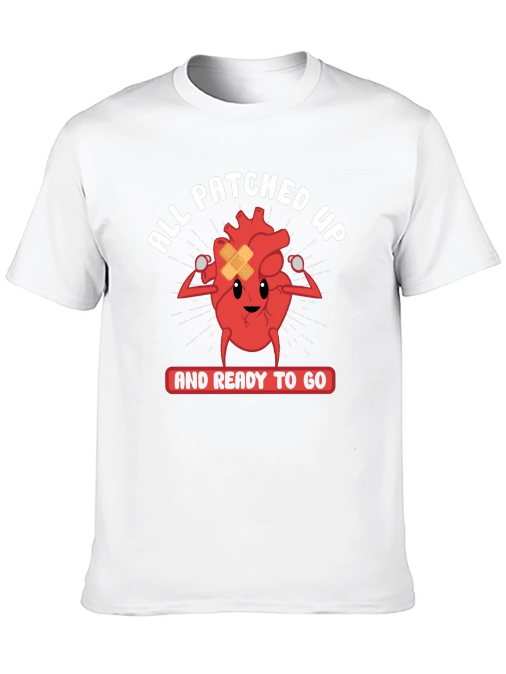 All Patched Up Heart Graphic Tee