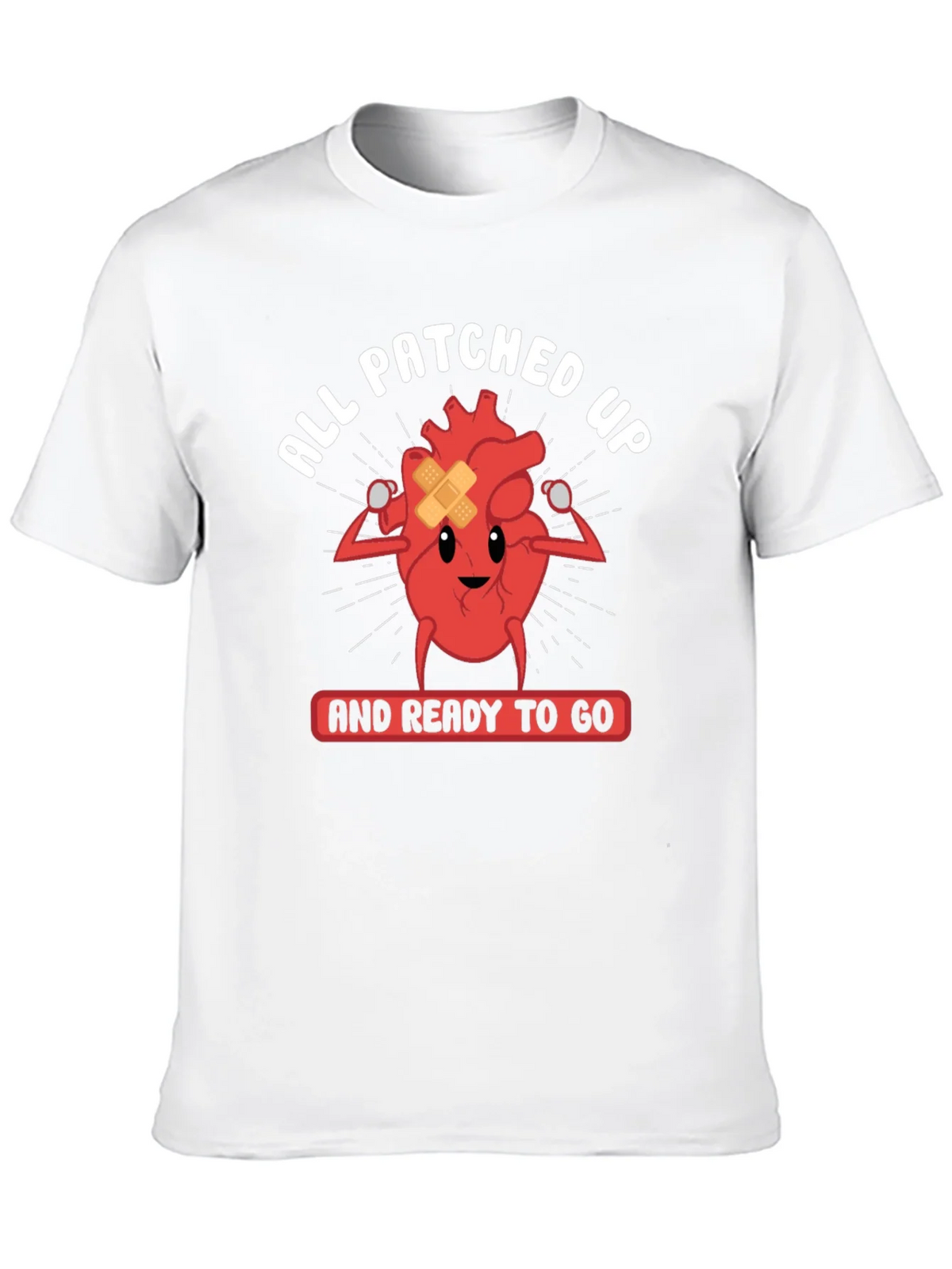 All Patched Up Heart Graphic Tee