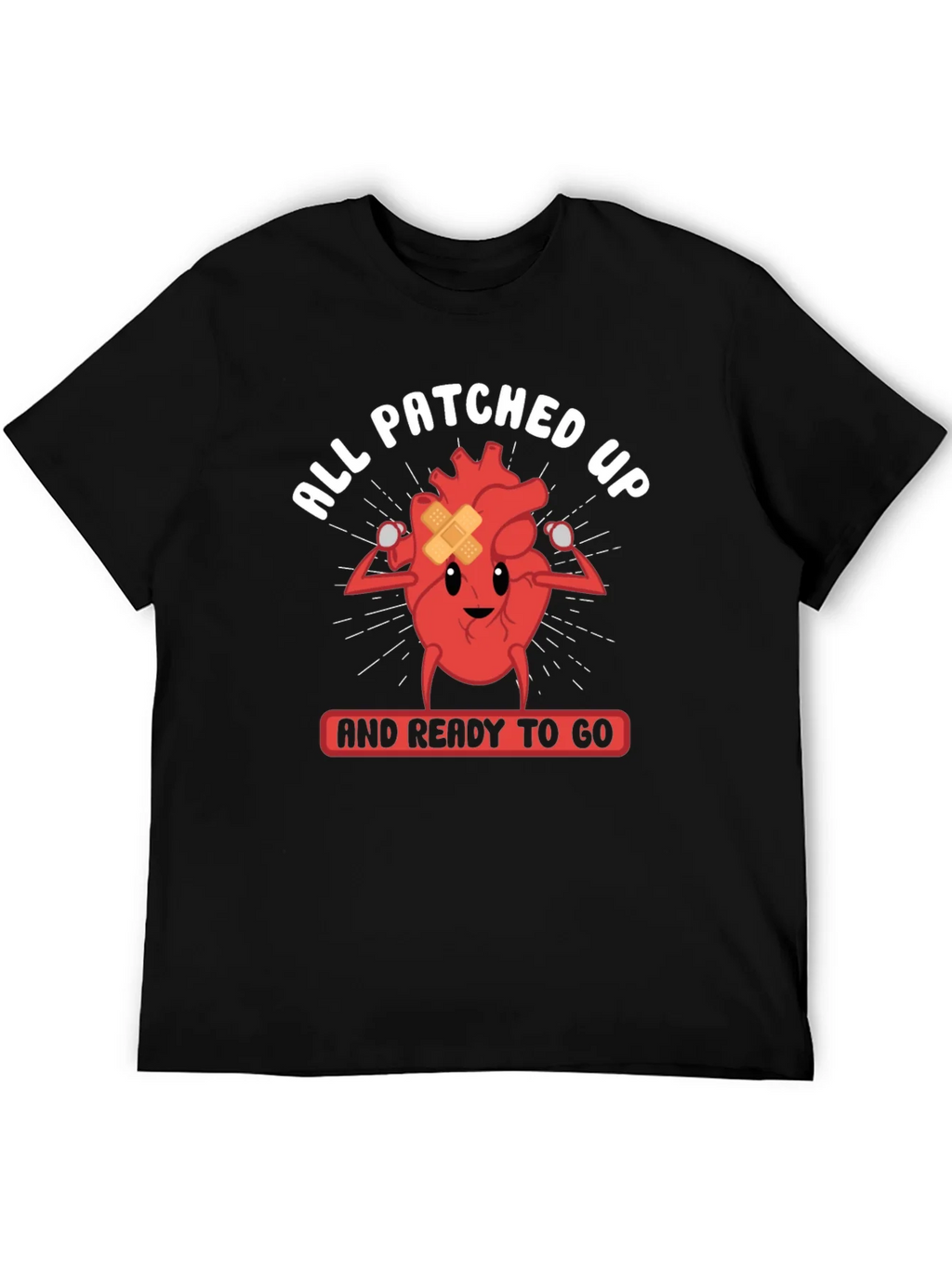 All Patched Up Heart Graphic Tee