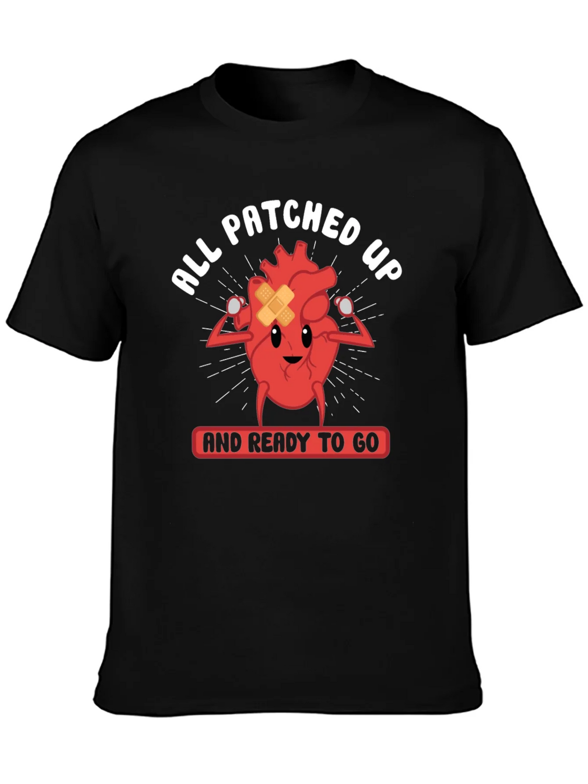 All Patched Up Heart Graphic Tee