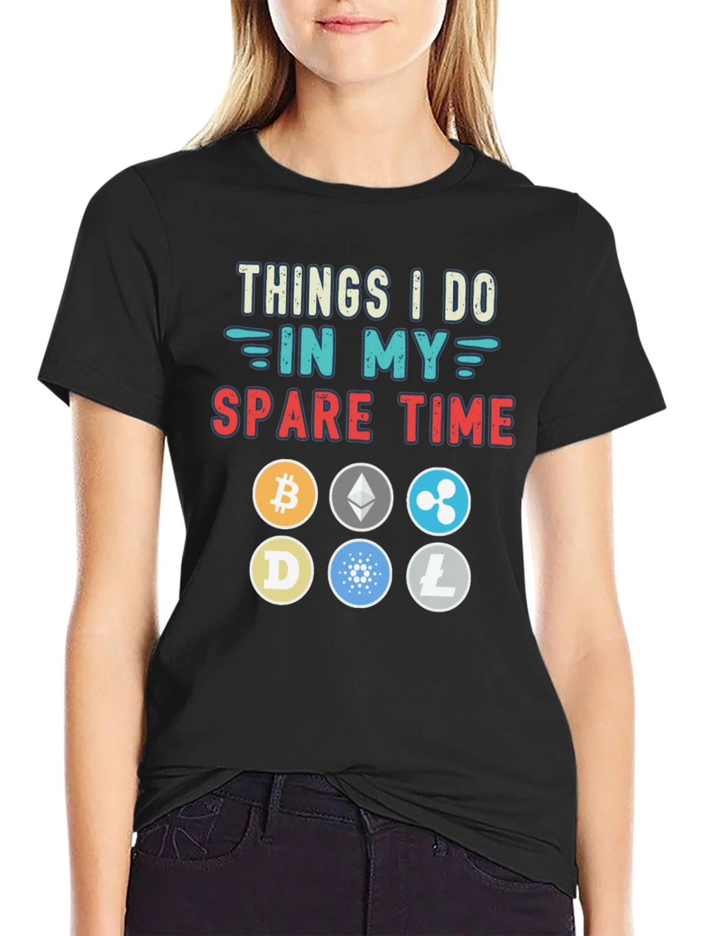 Crypto Lover T-Shirt - Spare Time Hobbies