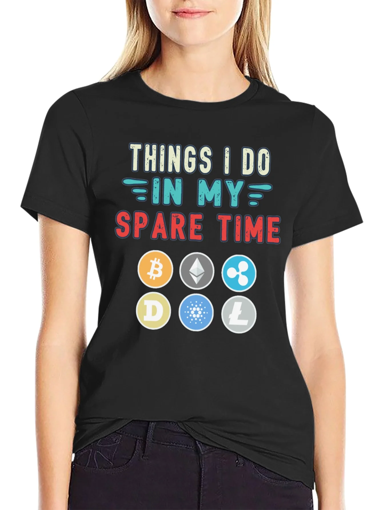 Crypto Lover T-Shirt - Spare Time Hobbies