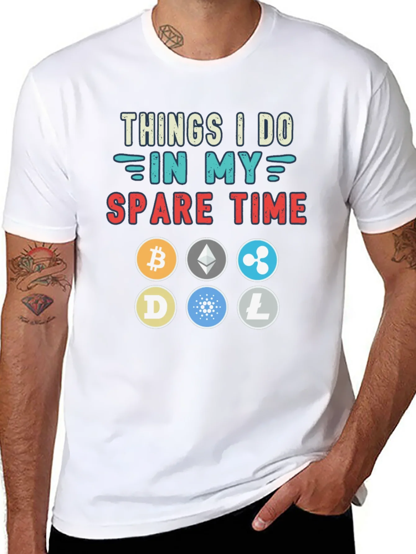 Crypto Lover T-Shirt - Spare Time Hobbies