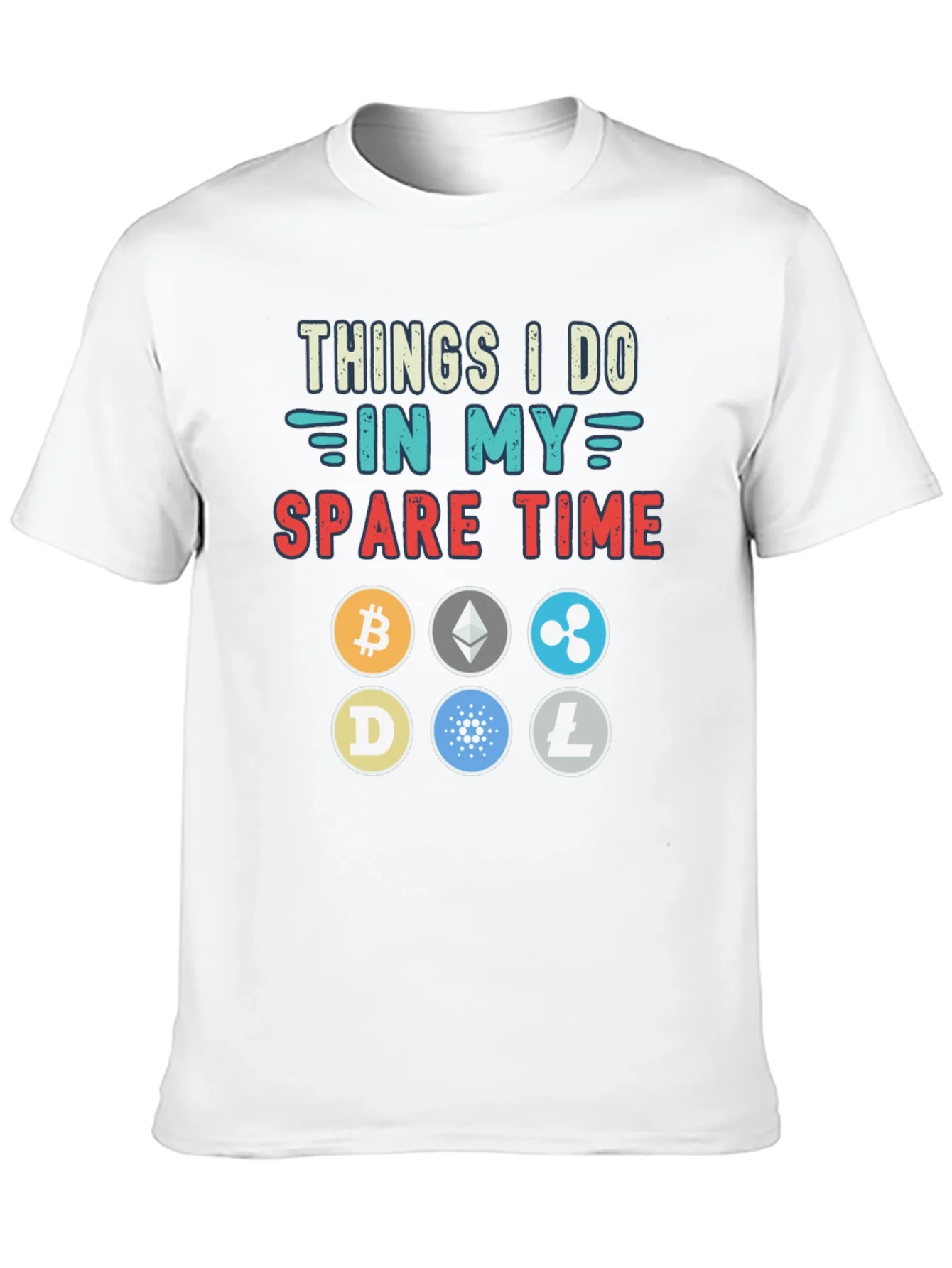 Crypto Lover T-Shirt - Spare Time Hobbies