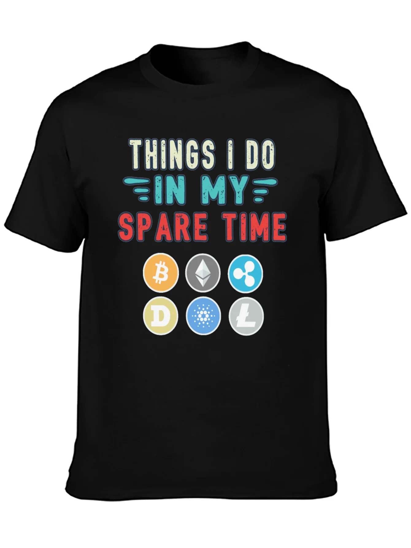 Crypto Lover T-Shirt - Spare Time Hobbies