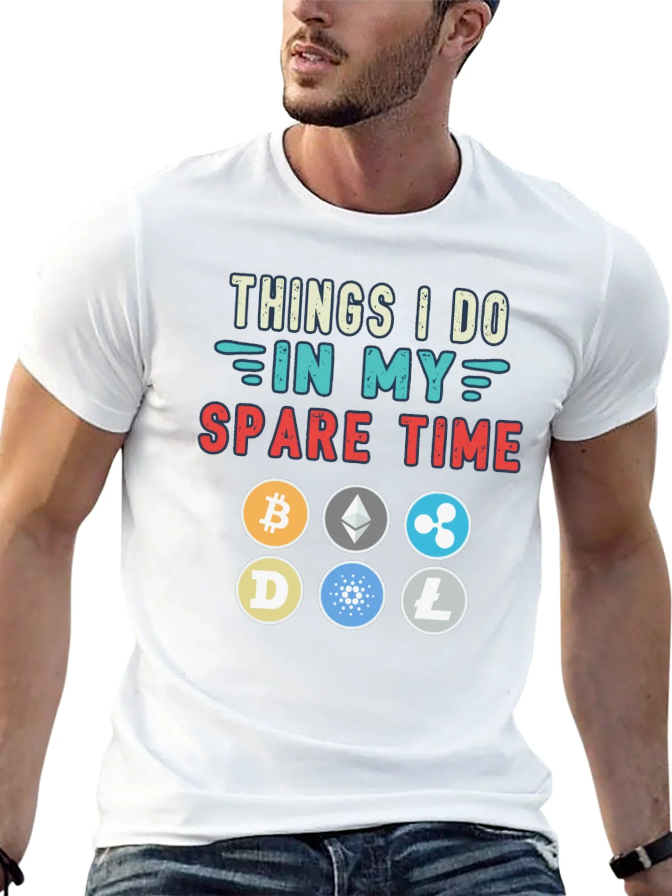 Crypto Lover T-Shirt - Spare Time Hobbies