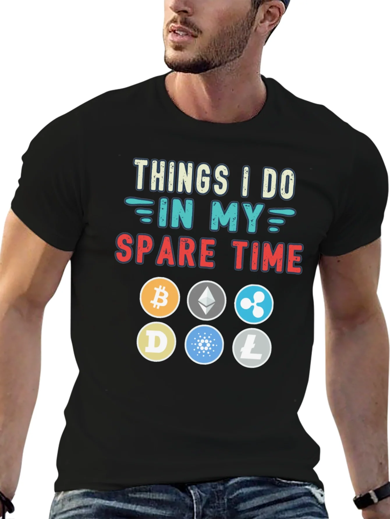 Crypto Lover T-Shirt - Spare Time Hobbies