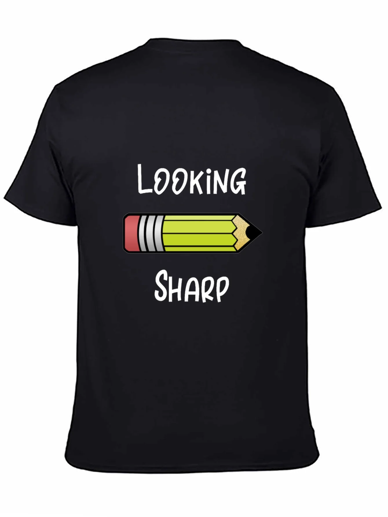 Looking Sharp Graphic Tee - Pencil Design