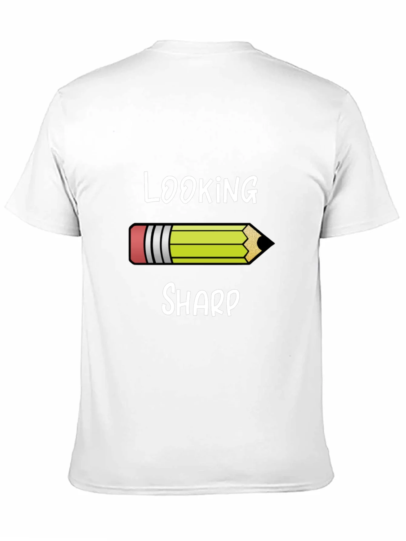 Looking Sharp Graphic Tee - Pencil Design