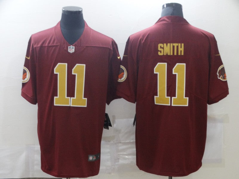 Men's Washington Commanders Alex Smith Red Game Player Jersey