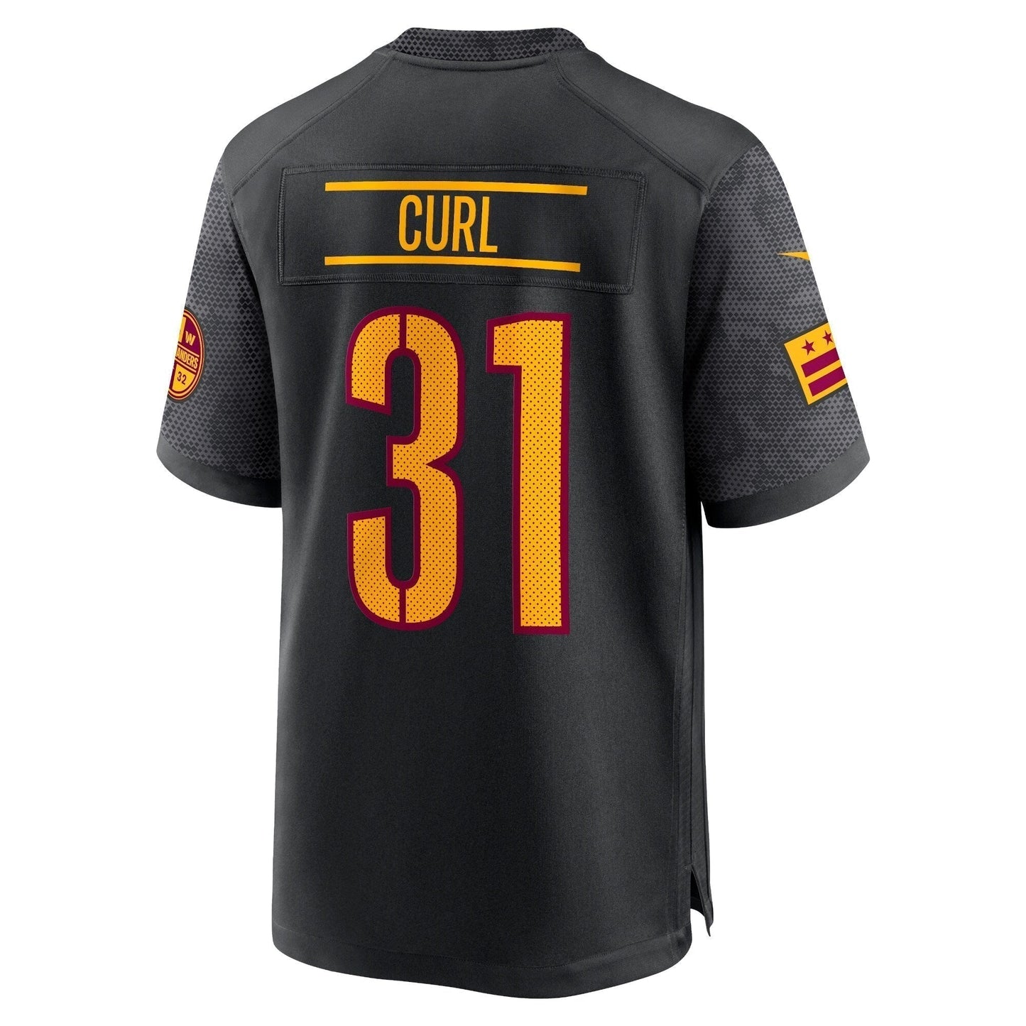 Kamren Curl Washington Commanders  Alternate Game   Jersey - Black