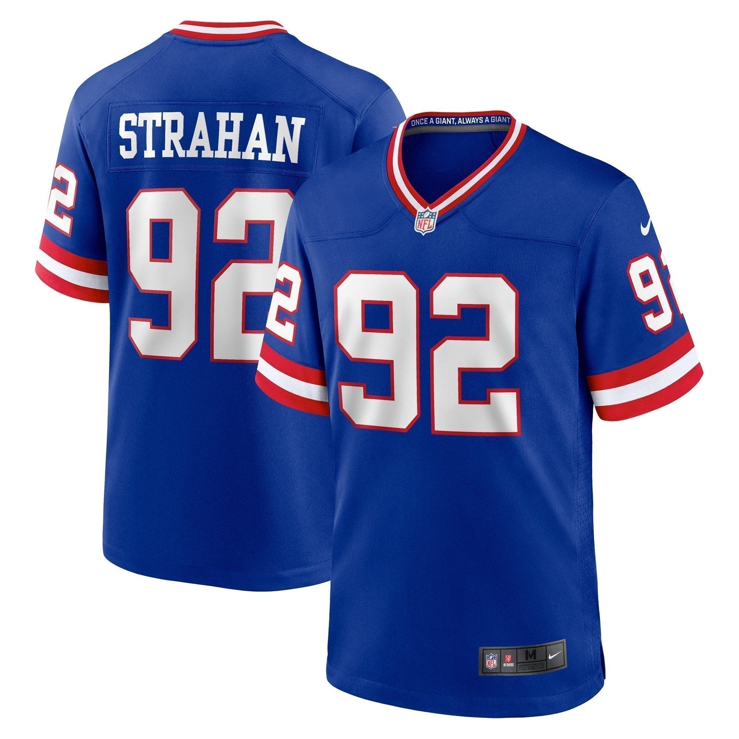 Michael Strahan New York Giants  Classic Retired   Game Jersey - Royal
