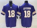 Men's Minnesota Vikings Justin Jefferson Purple Classic Player Jersey