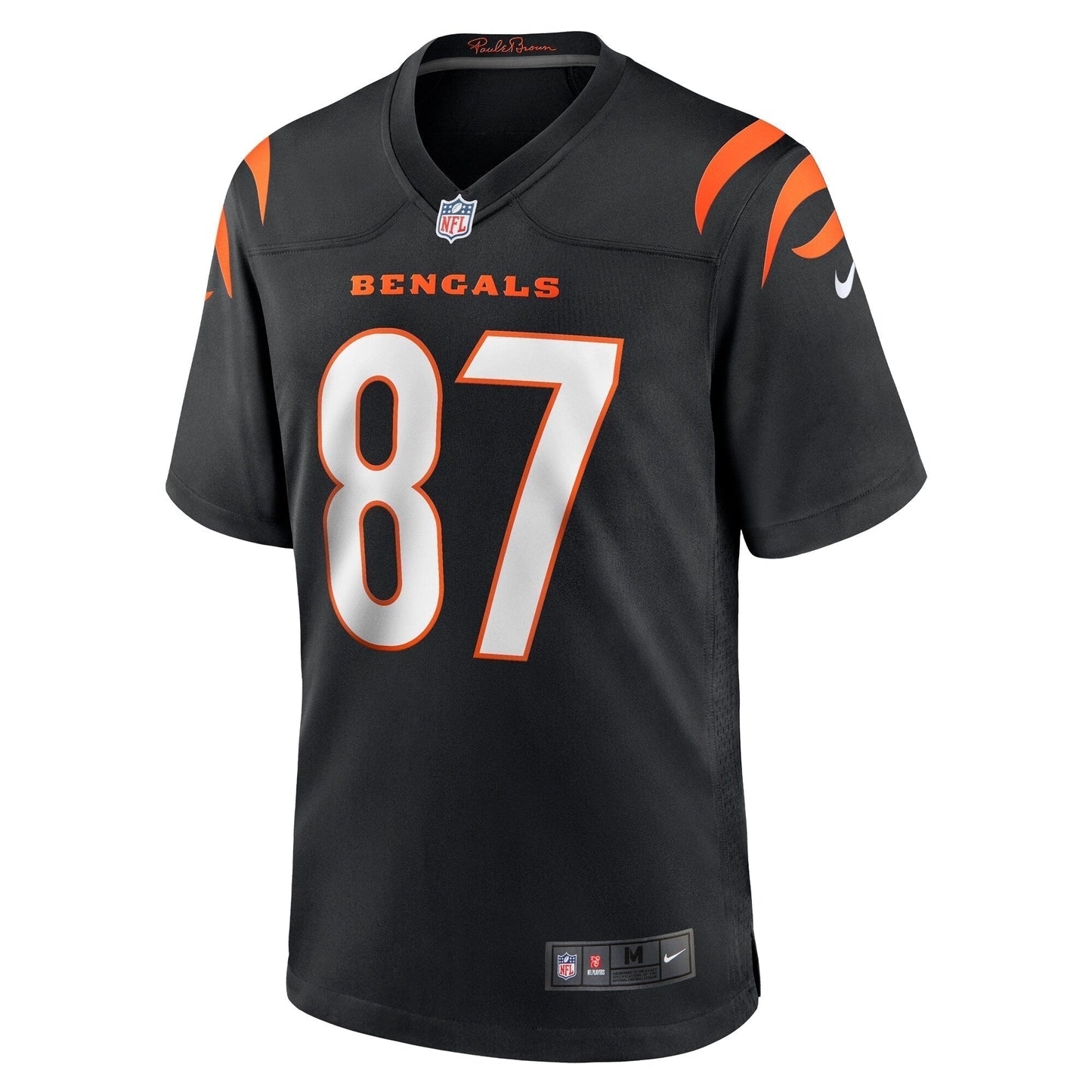 Tanner Hudson Cincinnati Bengals  Home Game   Jersey - Black