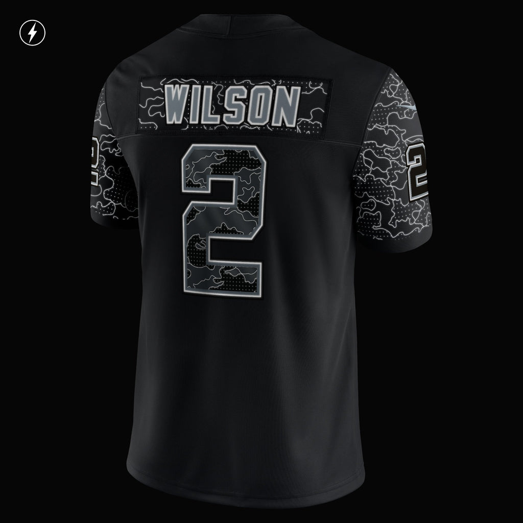 Zach Wilson New York Jets  RFLCTV Limited Jersey - Black