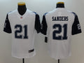 Men's Dallas Cowboys Deion Sanders White Game Jersey