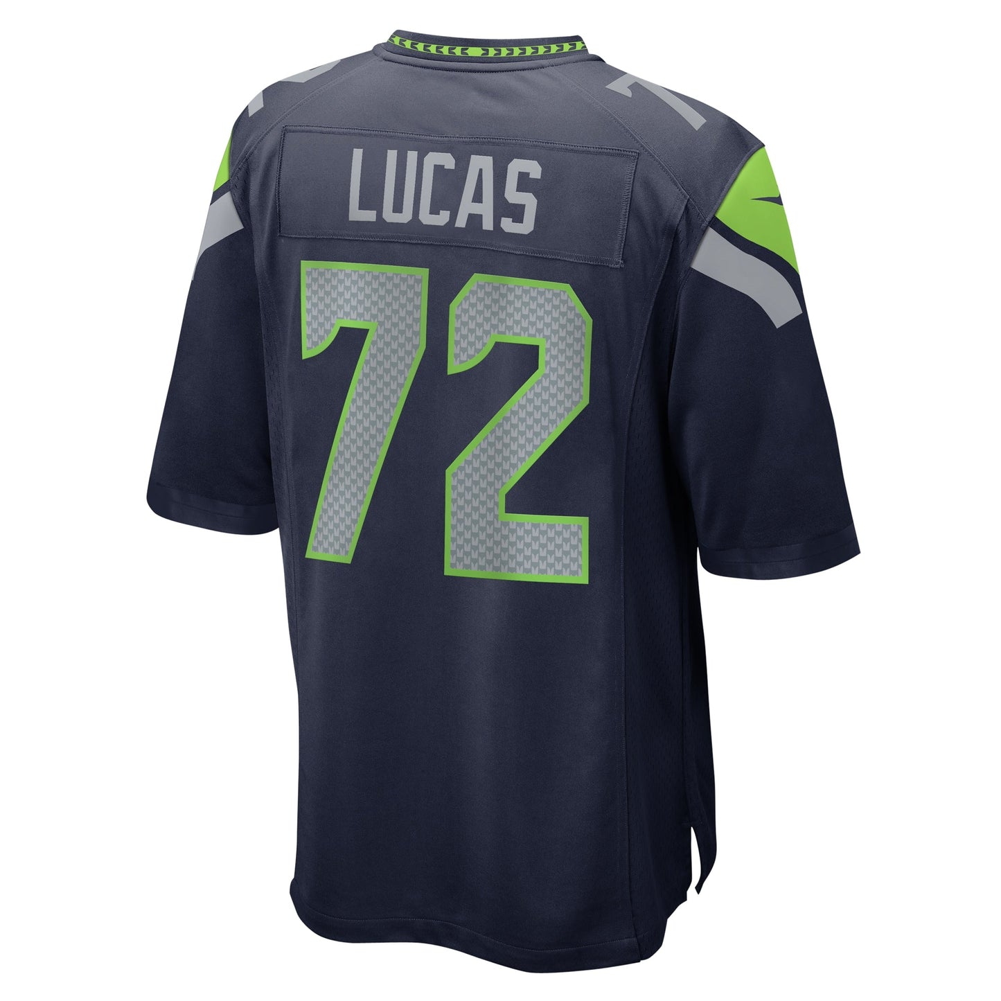 Abraham Lucas Seattle Seahawks   Game Jersey -  College Navy