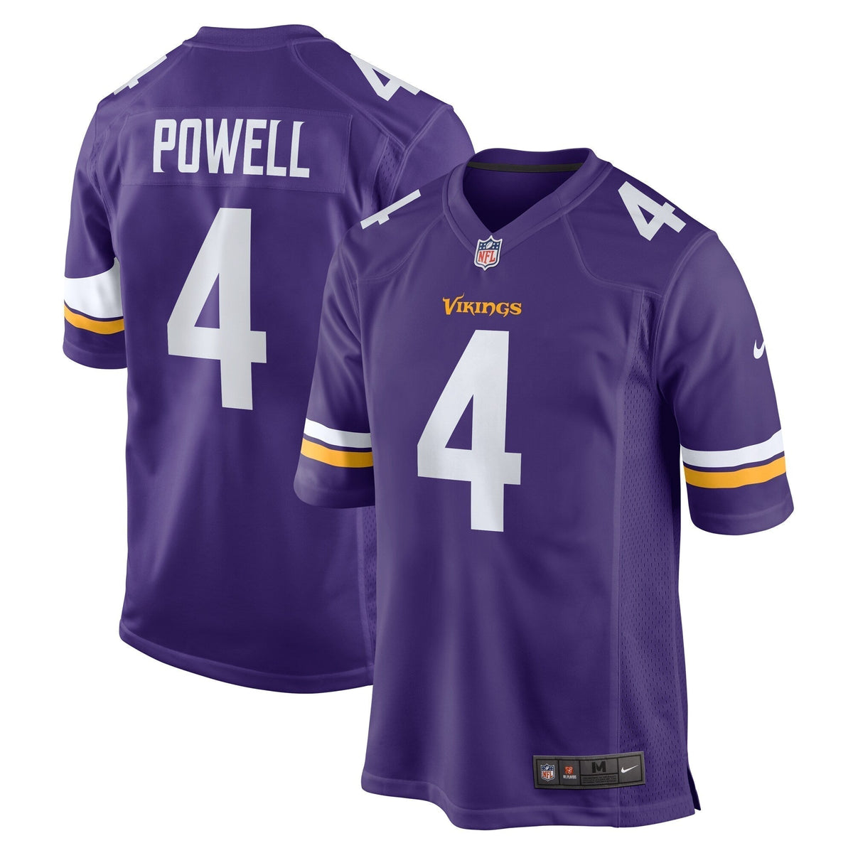 Brandon Powell Minnesota Vikings  Game Jersey - Purple