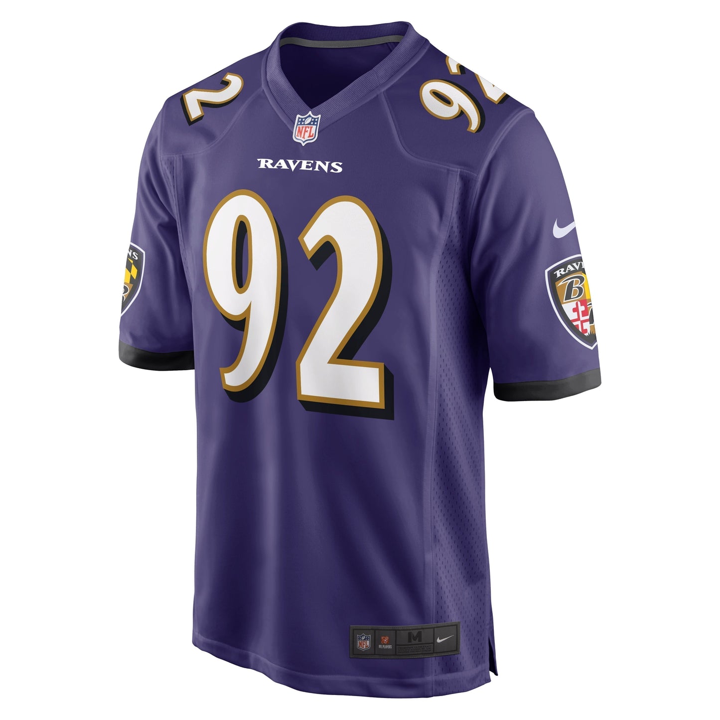 Justin Madubuike Baltimore Ravens  Game   Jersey - Purple