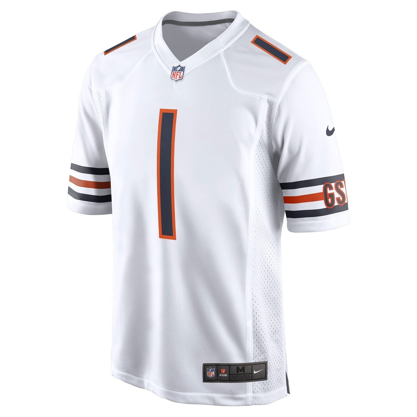 Justin Fields Chicago Bears    Game Jersey - White