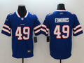 Men's Buffalo Bills Tremaine Edmunds #49 Blue Game Player Jersey1