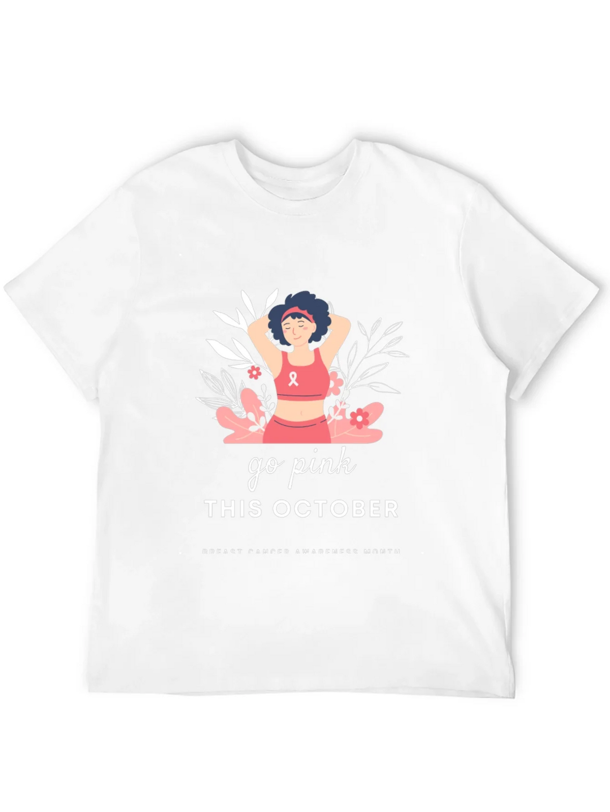 Go Pink Breast Cancer Awareness T-Shirt