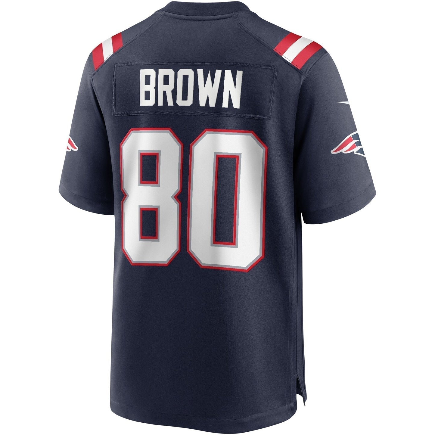 Troy Brown New England Patriots  Game Retired   Jersey - Navy