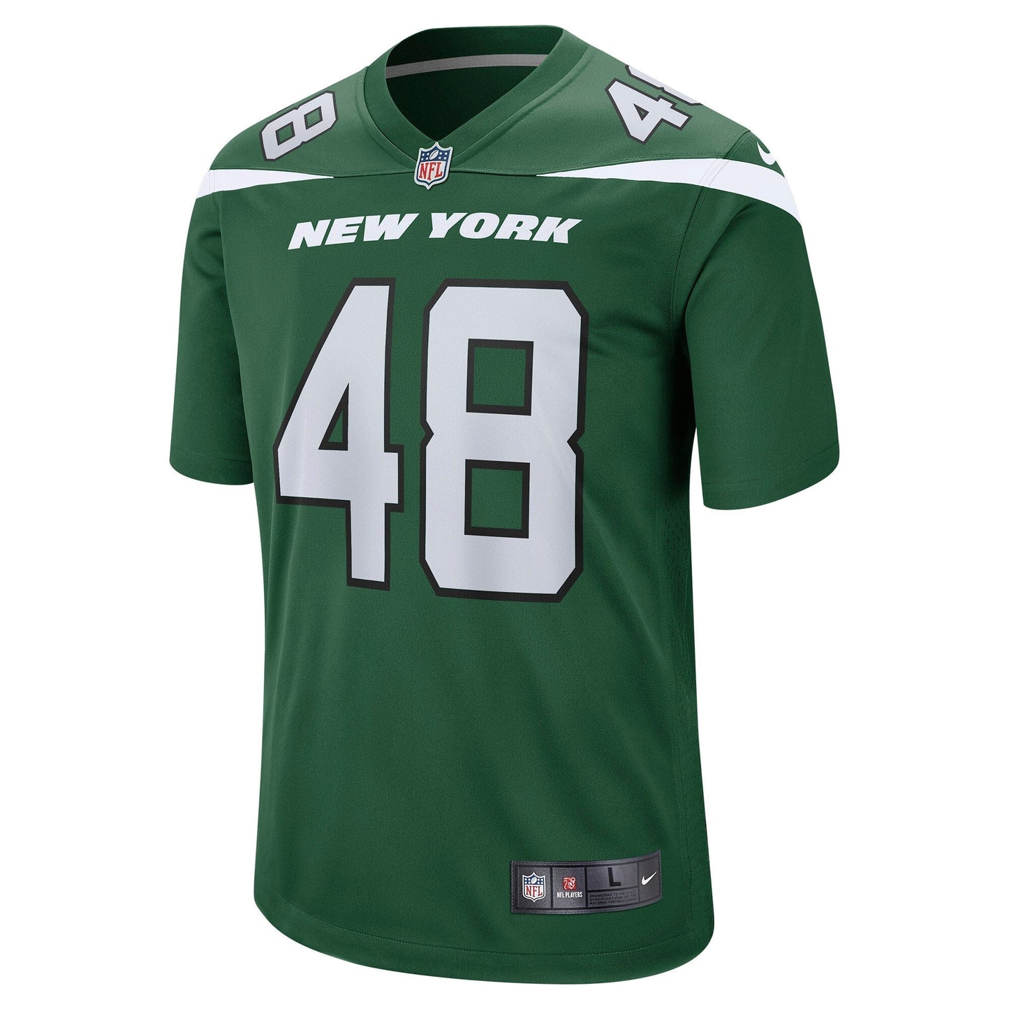 Nick Bawden New York Jets  Game   Jersey - Gotham Green