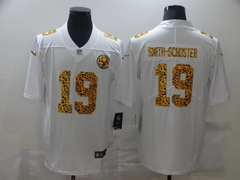 Men's Pittsburgh Steelers JuJu Smith-Schuster #19 White Game Player Jersey1