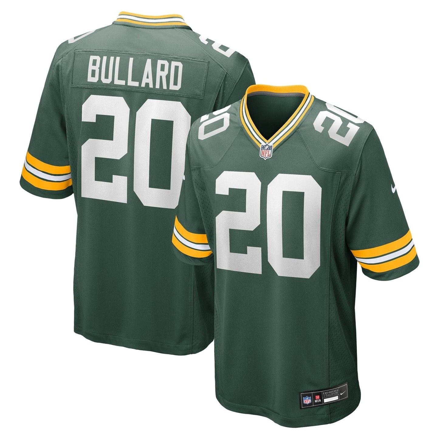 Javon Bullard Green Bay Packers   Game Jersey -  Green