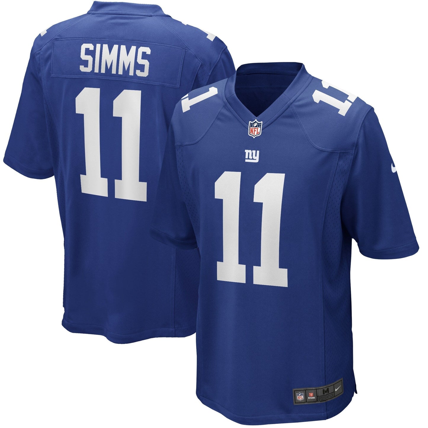 Phil Simms New York Giants  Game Retired   Jersey - Royal