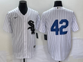 Men's Chicago White Sox #42 White 2023 Jackie Robinson Day Authentic Jersey1