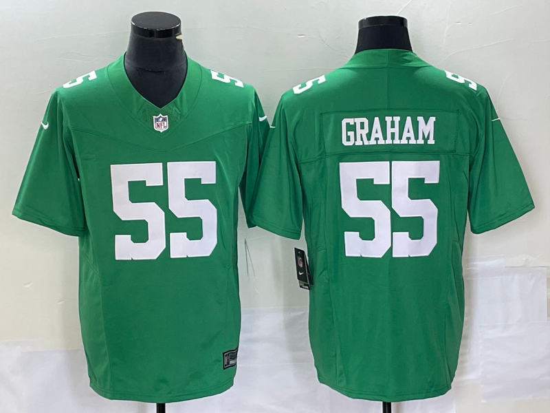 Men's Philadelphia Eagles Brandon Graham Green Game Jersey