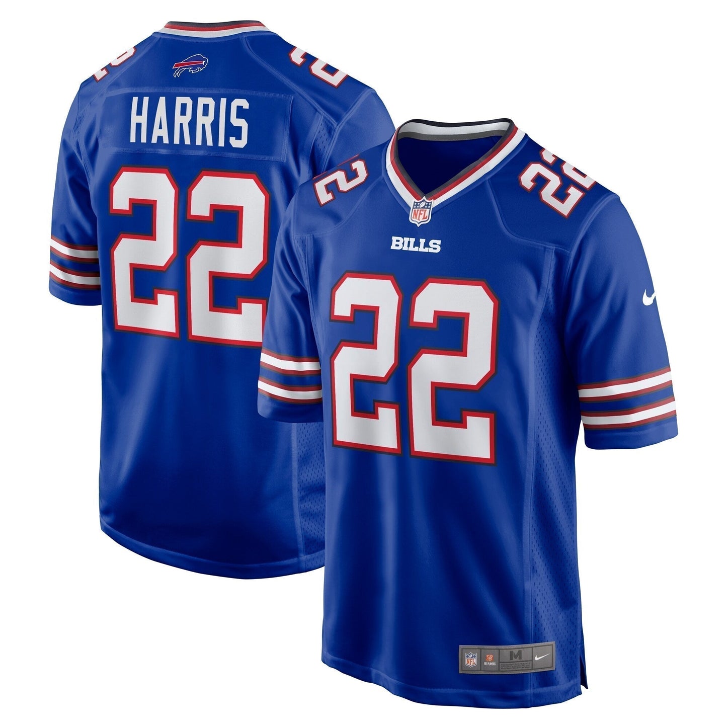 Damien Harris Buffalo Bills Game   Jersey - Royal