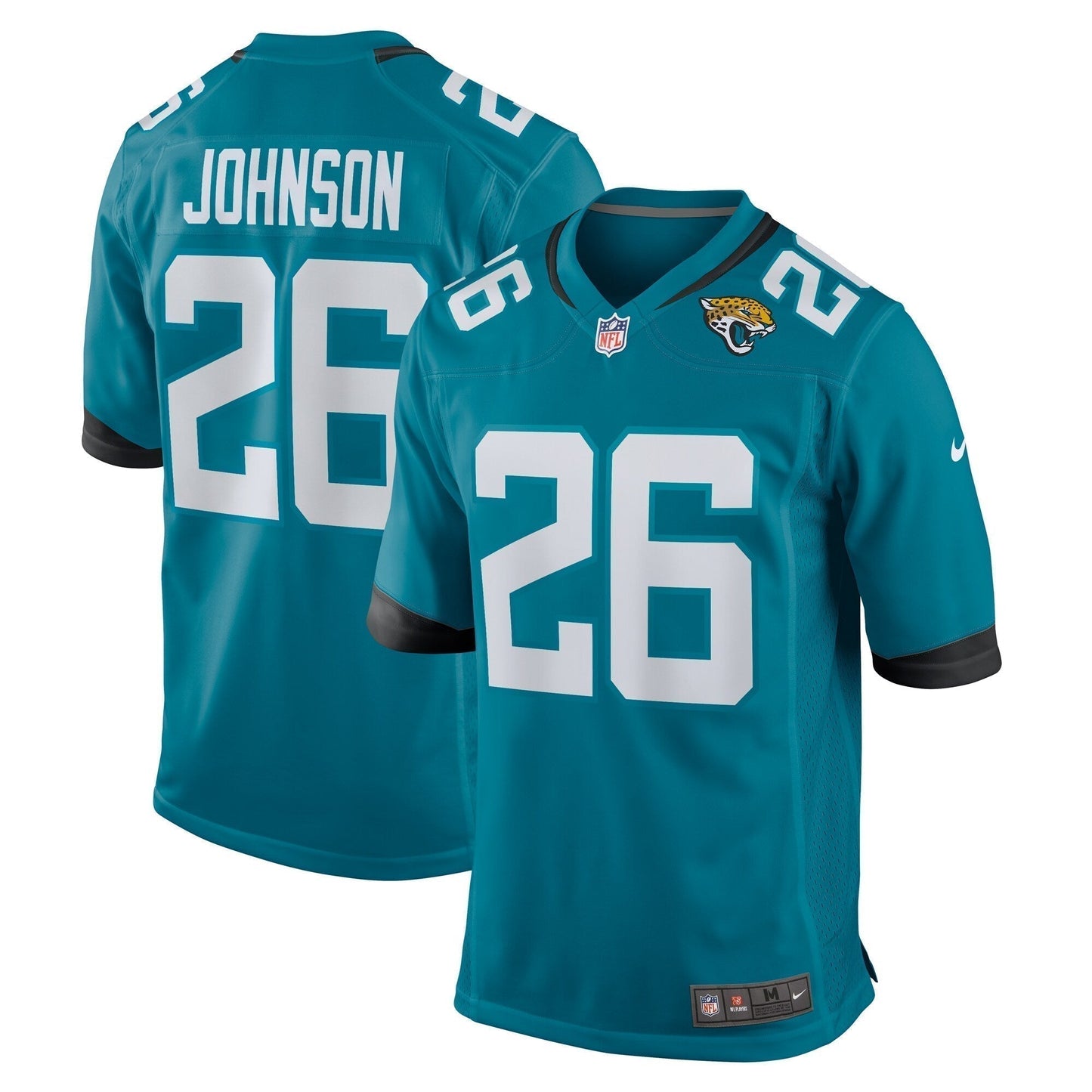 D'Ernest Johnson Jacksonville Jaguars  Game Jersey - Teal