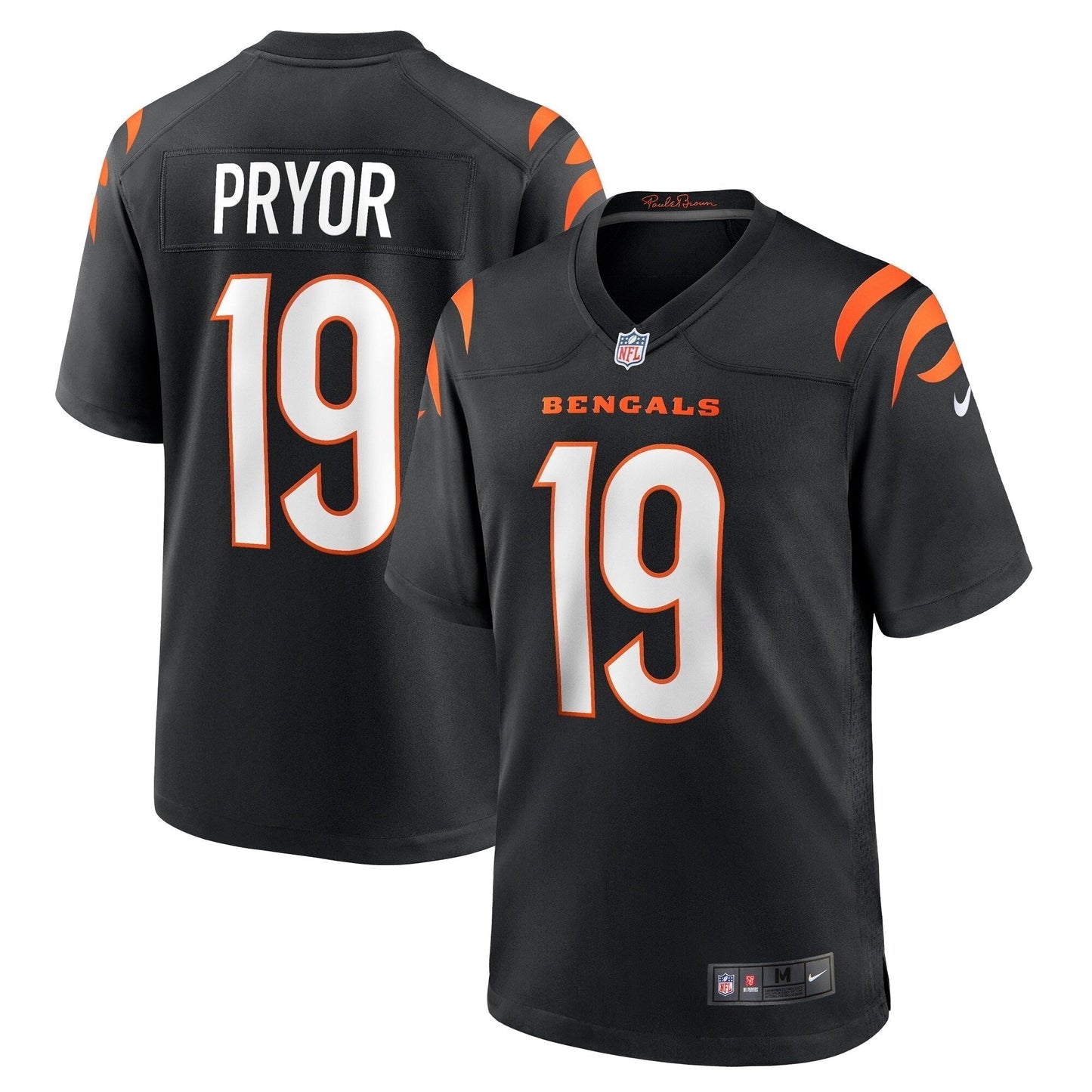 Kendric Pryor Cincinnati Bengals  Game Jersey -  Black