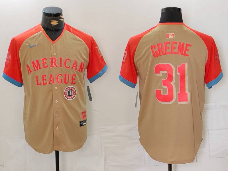 Men's American League Riley Greene Cream 2024  All-Star Game Limited Player Jersey