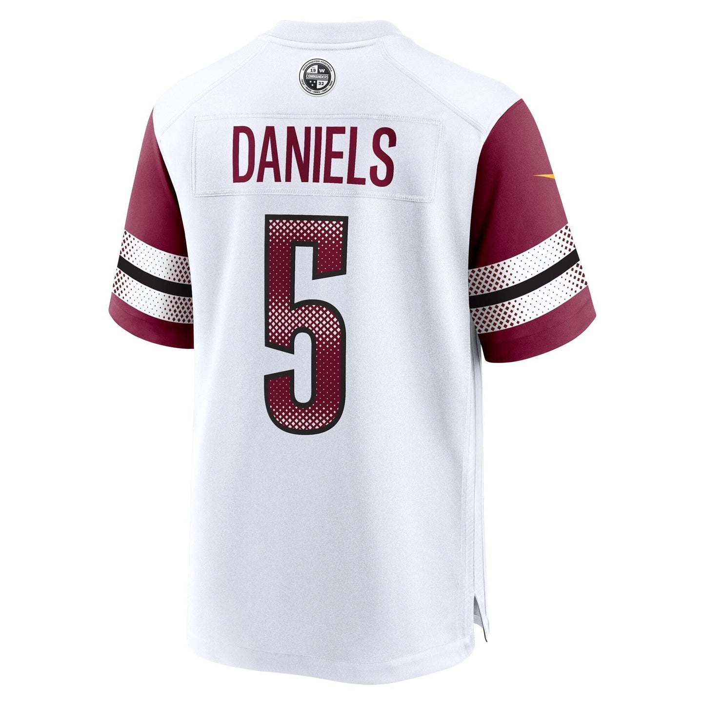 Jayden Daniels Washington Commanders     Game Jersey - White