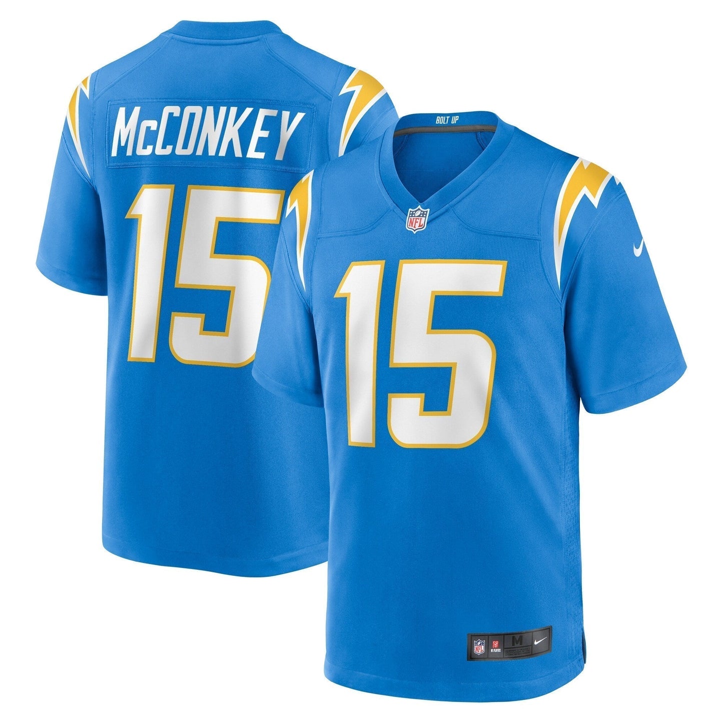Ladd McConkey Los Angeles Chargers  2024 NFL Draft   Game Jersey - Powder Blue