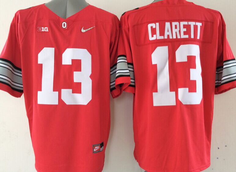 Men's Ohio State Buckeyes Maurice Clarett Scarlet Player Game Jersey