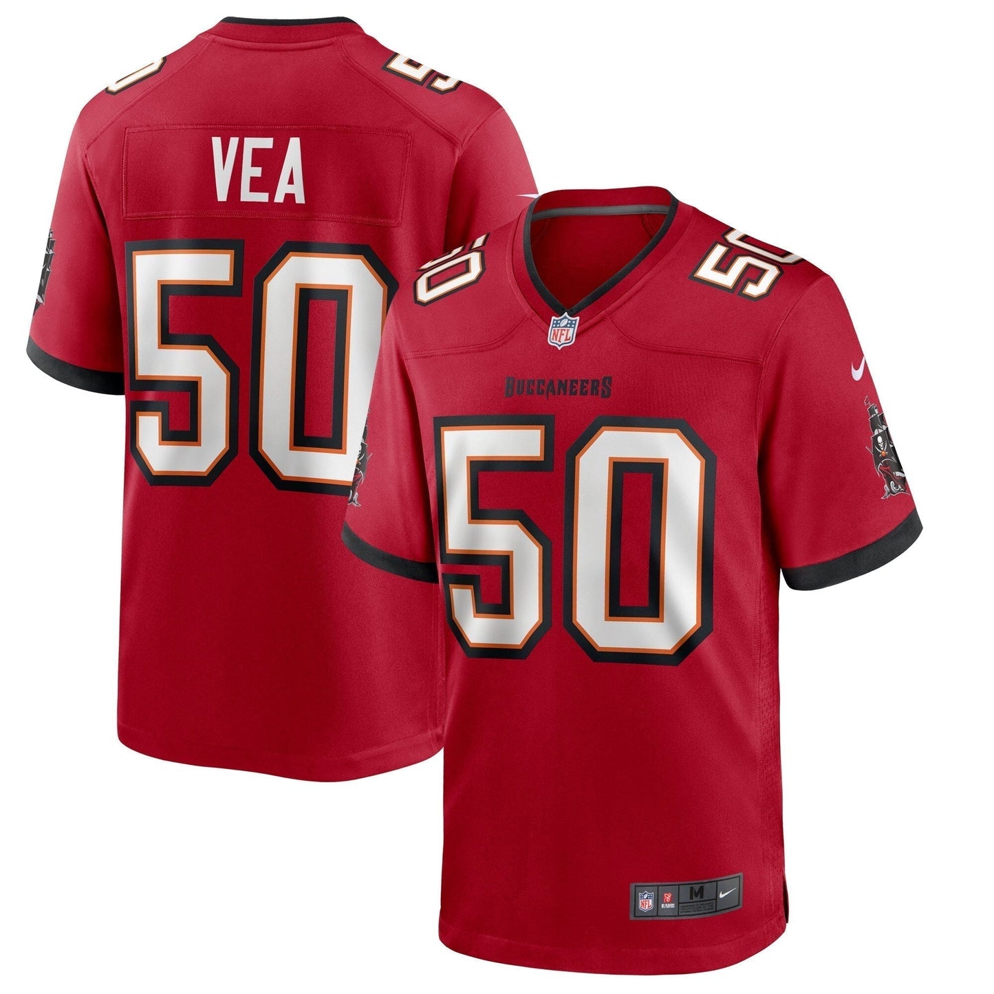 Vita Vea Tampa Bay Buccaneers  Game Jersey - Red