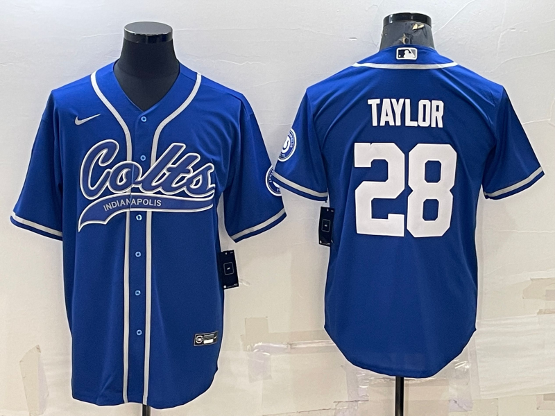 Men's Indianapolis Colts Jonathan Taylor Royal Game Jersey Joint Edition