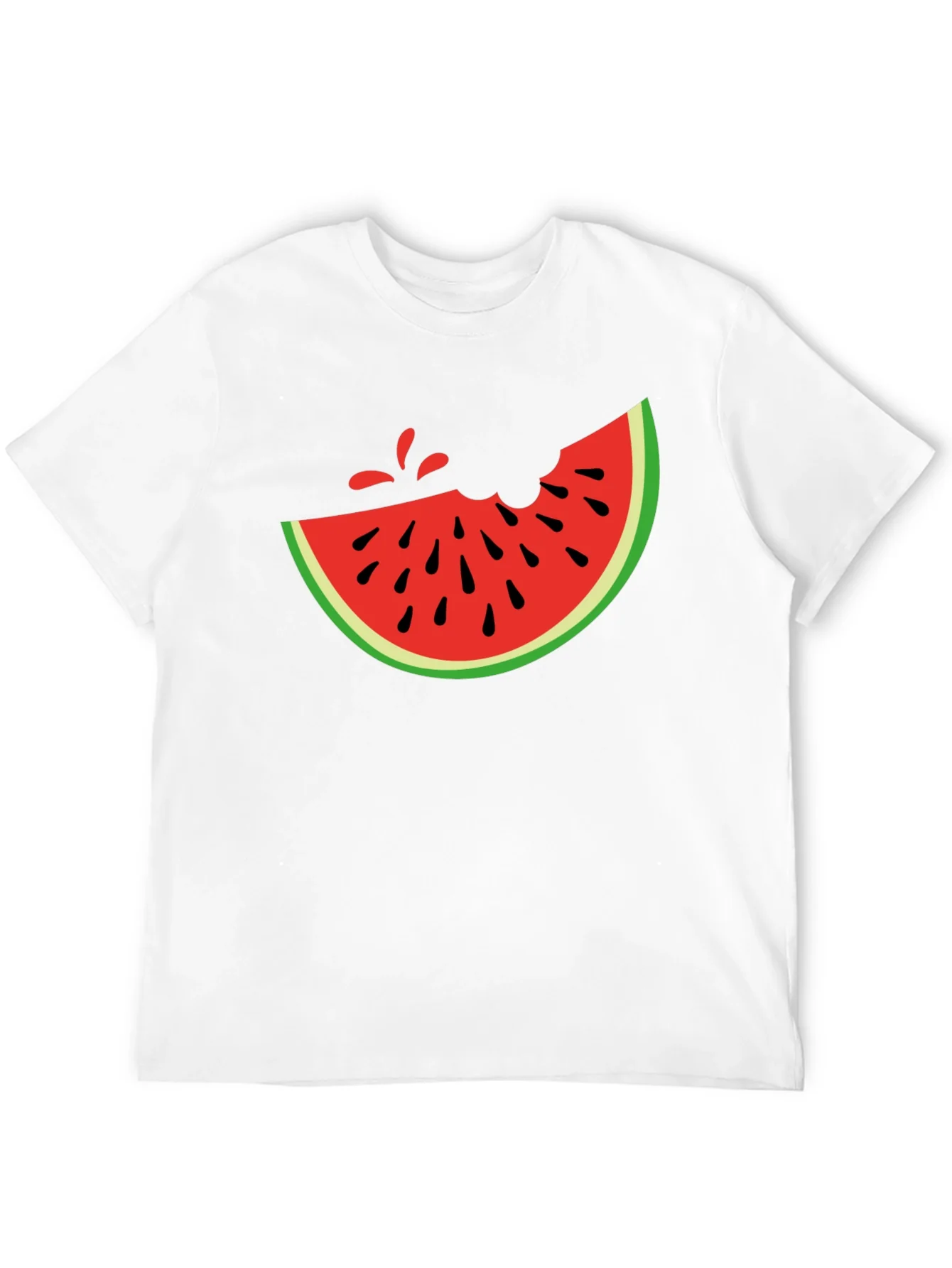 Watermelon Slice Graphic Tee - Casual Summer Style