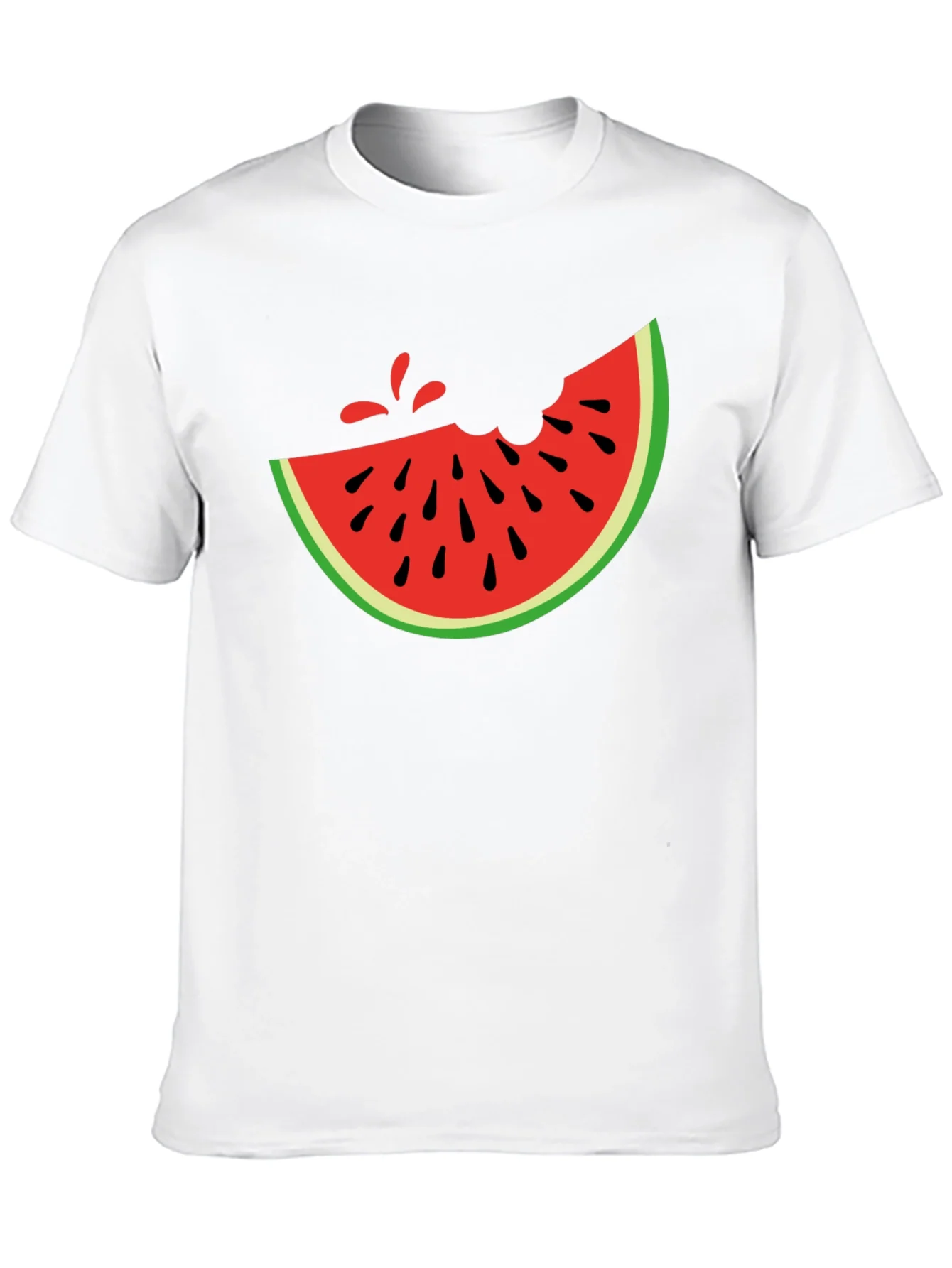 Watermelon Slice Graphic Tee - Casual Summer Style