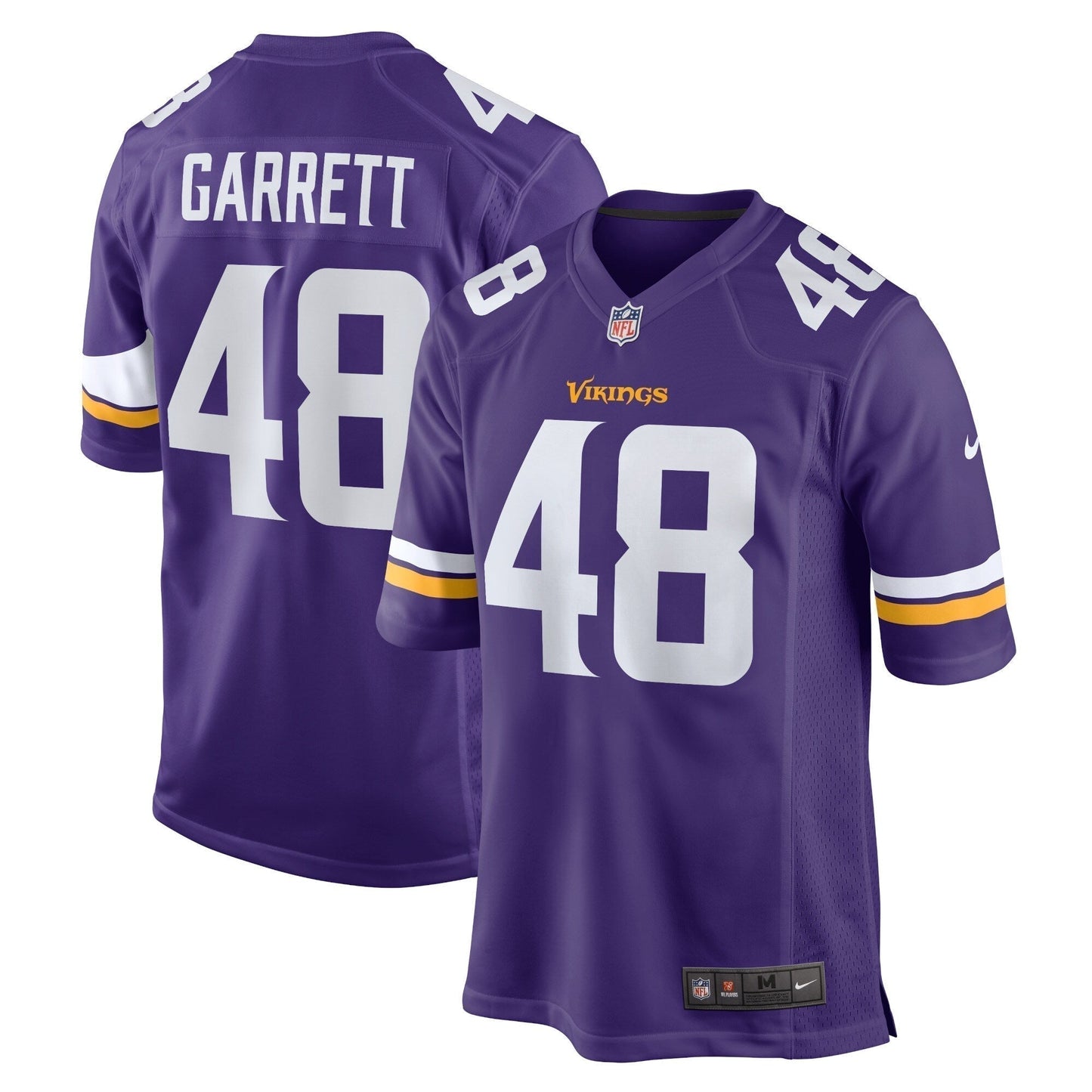 Chris Garrett Minnesota Vikings  Home Game   Jersey - Purple