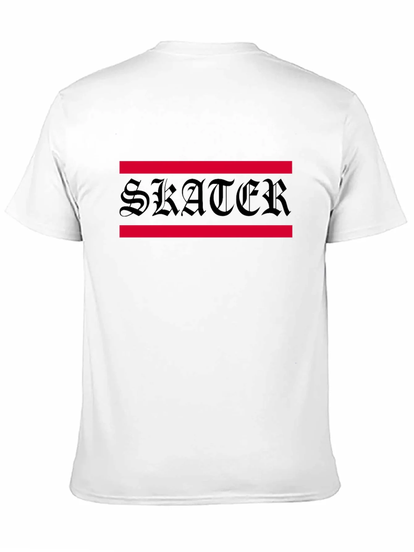 Skater Graphic Tee - Black Cotton Blend