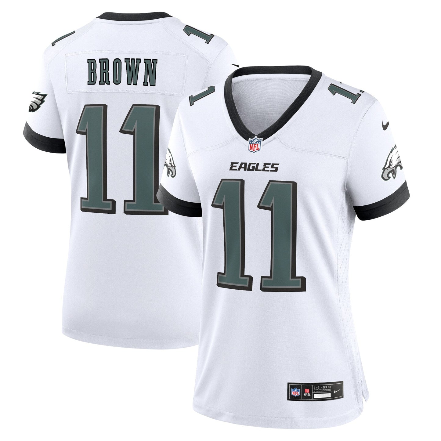 A.J. Brown Philadelphia Eagles  Game Jersey - White